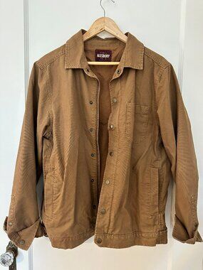Alesbury Brown Button-Up and Zip Jacket